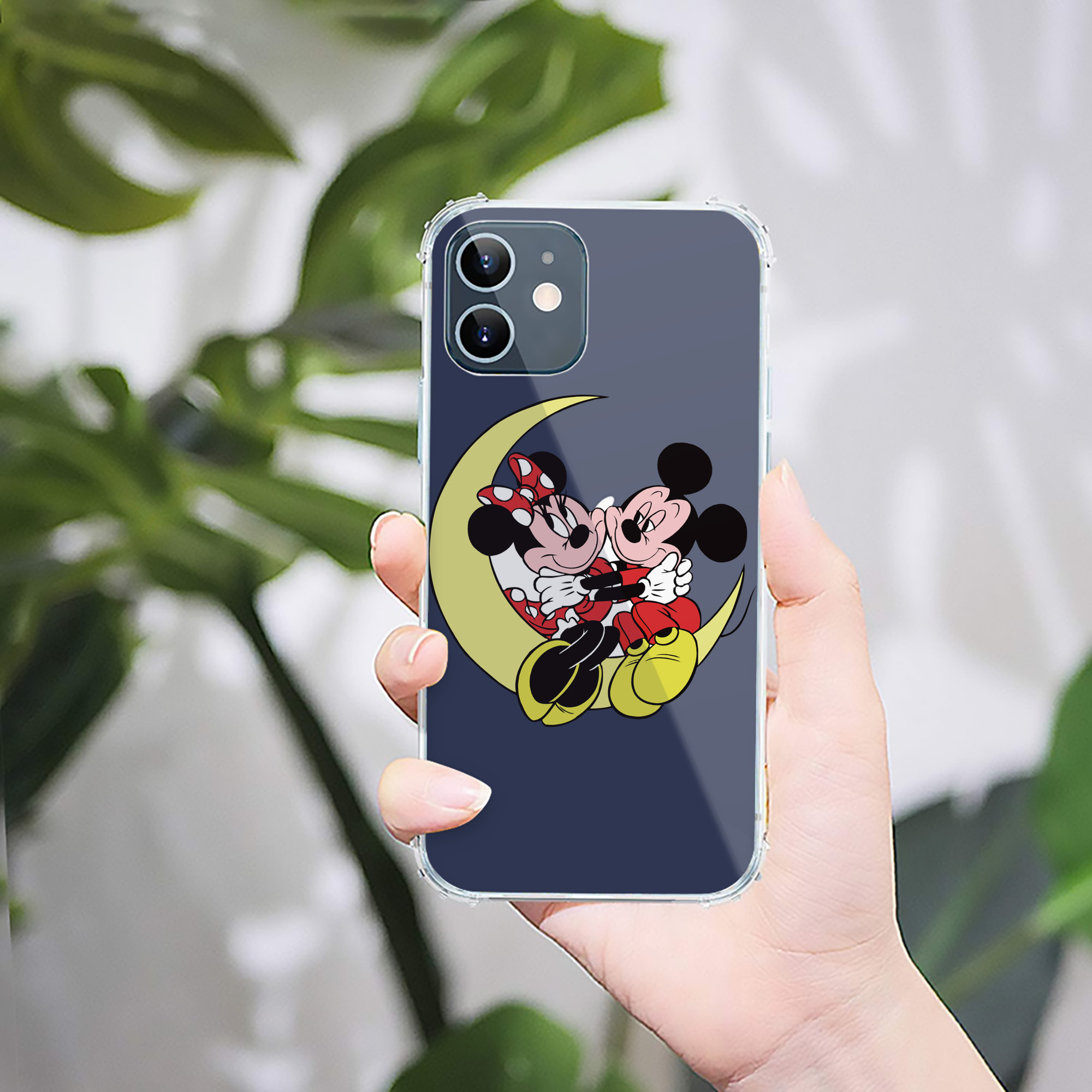 ミッキーマウス Mickey Mouse 【iPhone 12シリーズ対応】透明スマホケース（クリアソフトケース）